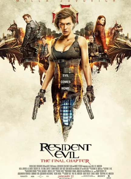 دانلود فیلم رزیدنت ایول : قسمت پایانی 6 _ Resident Evil: The Final Chapter 2016
