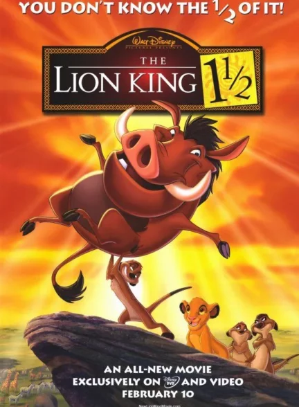 دانلود انیمیشن شیرشاه یک و نیم  The Lion King 3: Hakuna Matata 2004