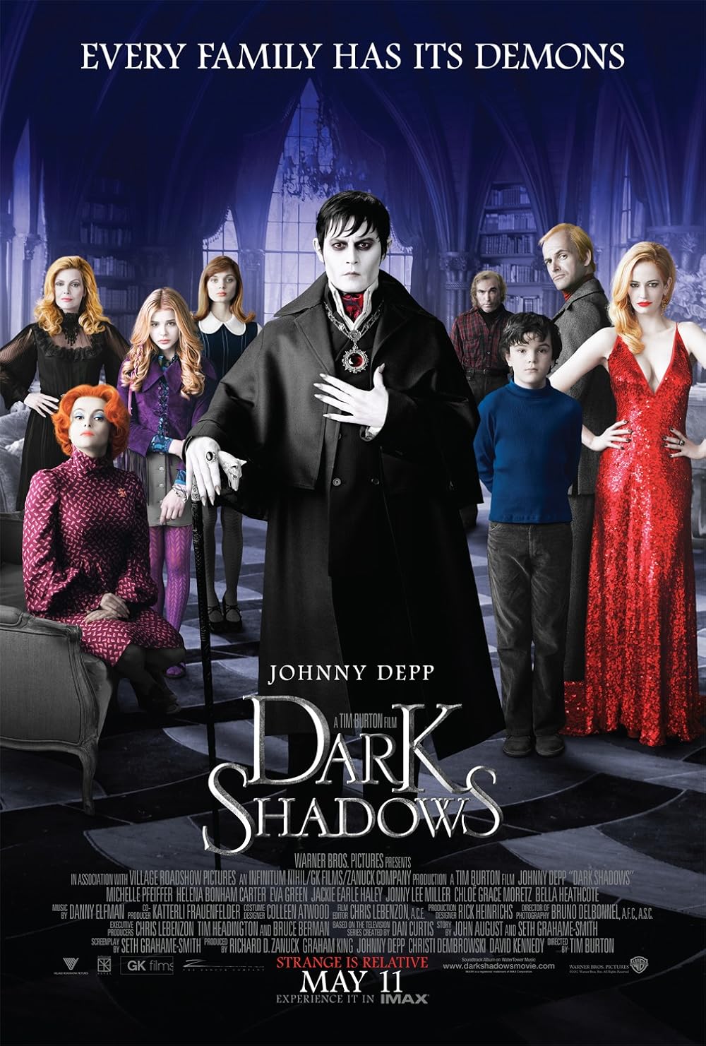 دانلود فیلم سایه های تاریک Dark Shadows 2012