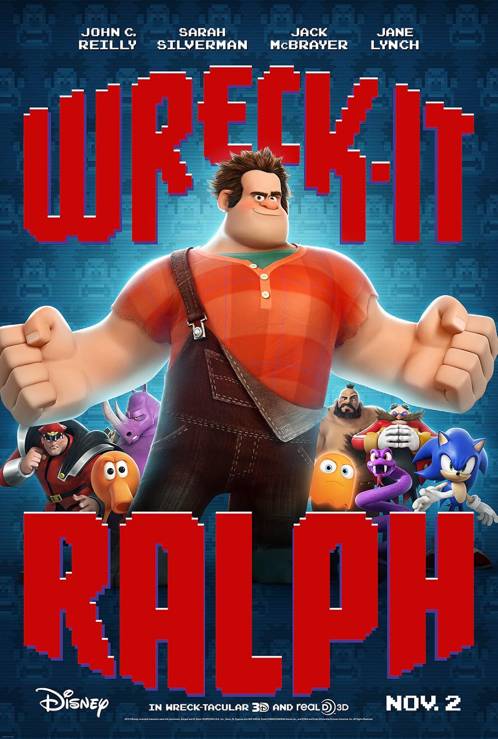 دانلود انیمیشن رالف خرابکار یک Wreck-It Ralph 2012