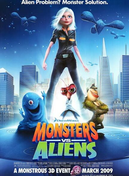 دانلود انیمیشن هیولاها علیه بیگانگان Monsters vs Aliens 2009