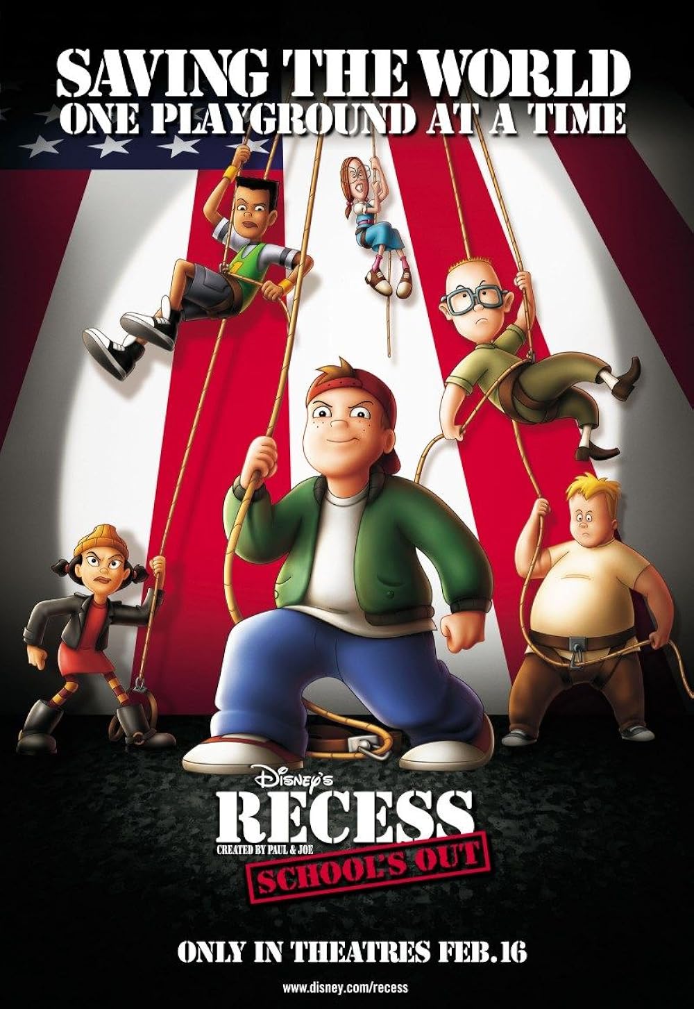 دانلود انیمیشن تعطیلات: مدرسه تمام شدRecess: School’s Out 2001