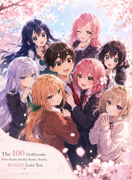 دانلود انیمه 100 دوست دختری که واقعا تو را دوست دارند 2023 The 100 Girlfriends Who Really, Really, Really, Really, REALLY Love You