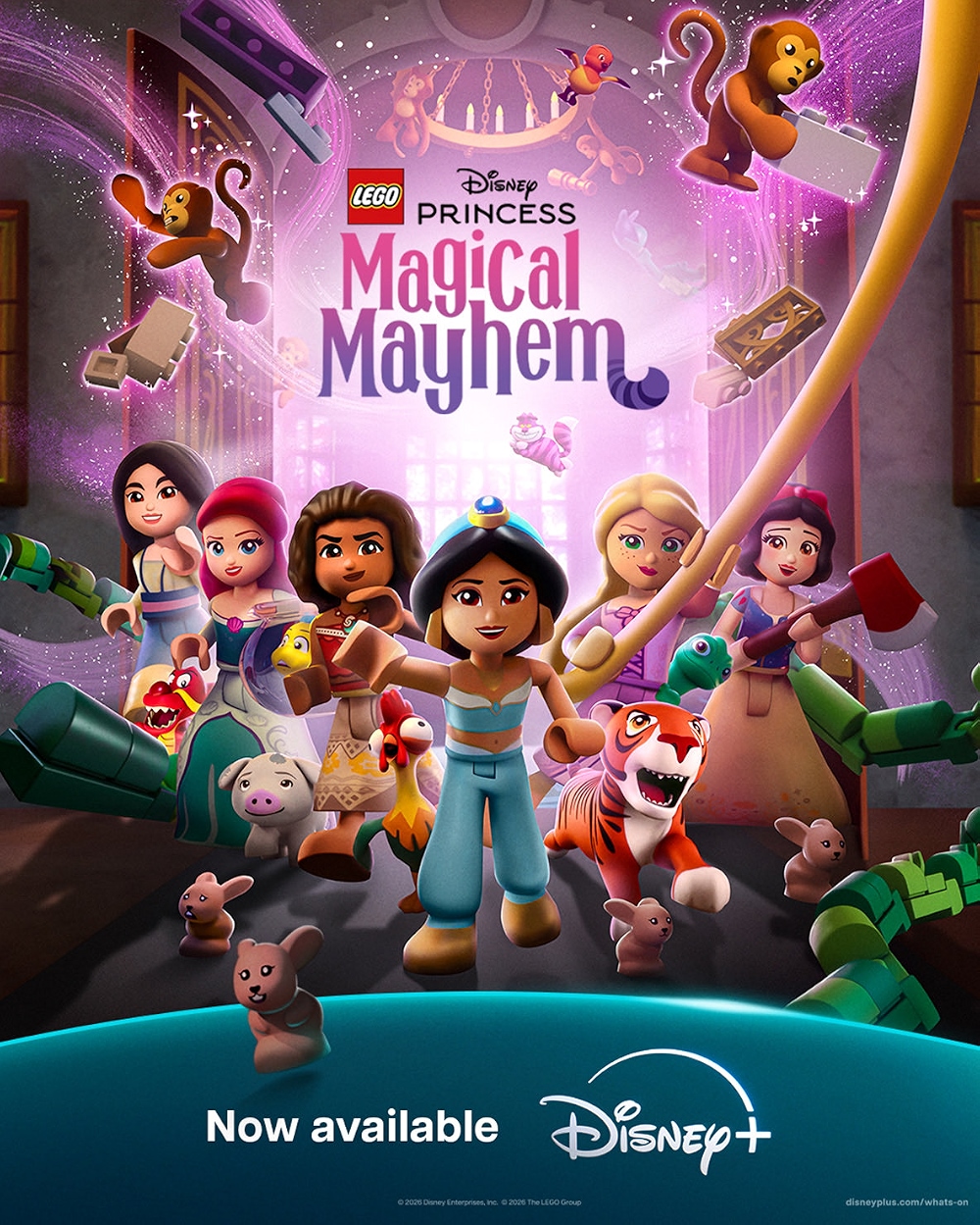 دانلود انیمیشن لگو پرنسس‌ های دیزنی Lego Disney Princess: Magical Mayhem 2026