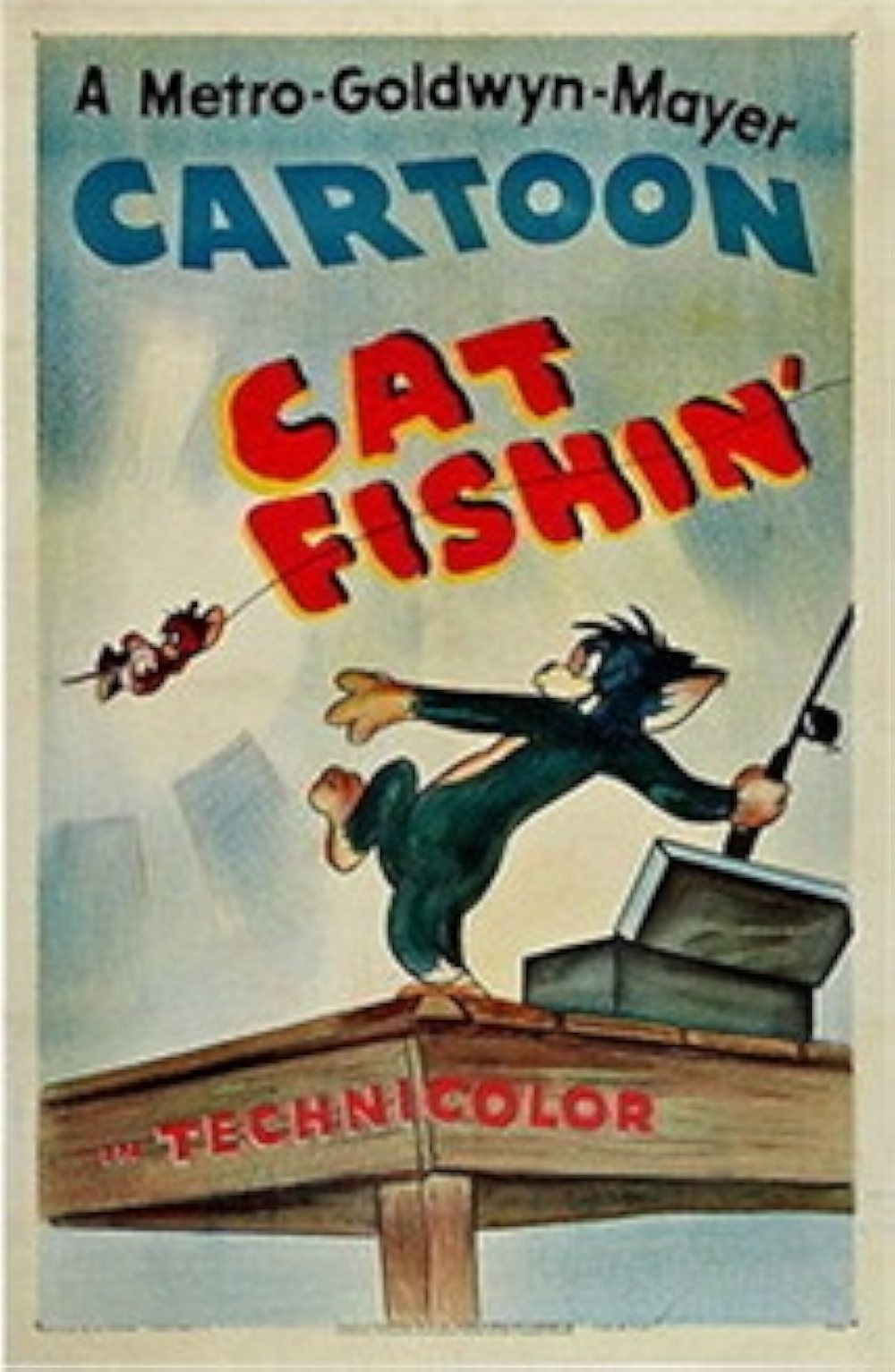 دانلود انیمیشن ماهی‌گیری گربه‌ماهی Cat Fishin’ 1947